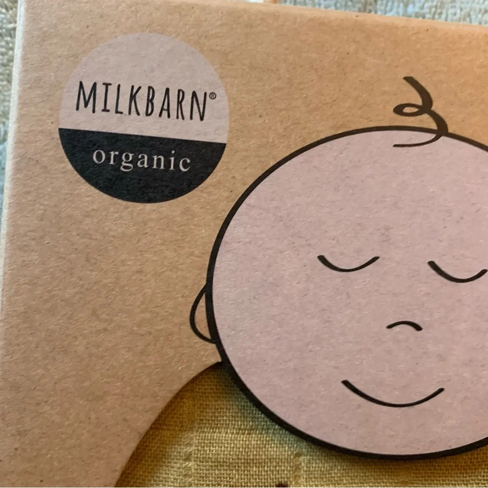 Milkbarn Organic Cotton fox print baby swaddle blanket NEW - Picture 8 of 8